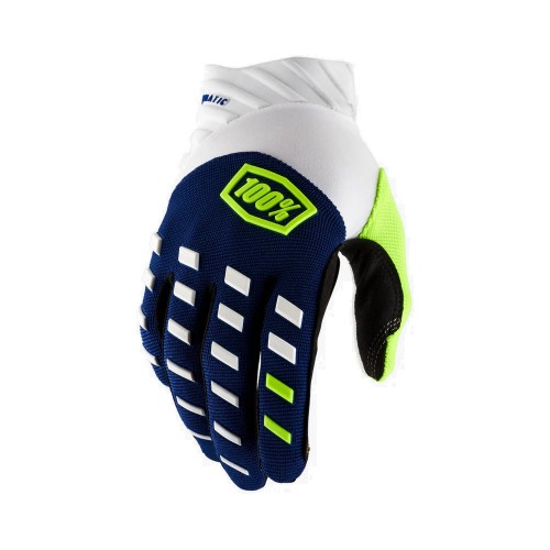 100% - AIRMATIC GLOVE - NAVY WHITE