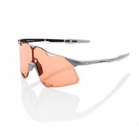 100% - HYPERCRAFT - MATTE STONE GREY HiPER CORAL LENS 