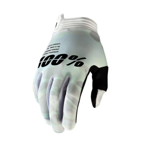 100% - iTRACK GLOVE - WHITE CAMO
