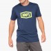 100% - SHIRT - CROPPED TECH TEE NAVY