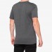 100% - SHIRT - ESSENTIAL T-SHIRT CHARCOAL HEATHER BRONZE