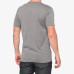 100% - SHIRT - ESSENTIAL TSHIRT GUNMETAL HEATHER