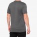 100% - SHIRT - EVOLVE T-SHIRT CHARCOAL HEATHER