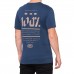 100% - SHIRT - SCRIPTER T-SHIRT SLATE BLUE