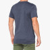 100% - SHIRT - TRADEMARK T-SHIRT NAVY HEATHER