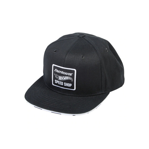FASTHOUSE - HAT - STAGING HOT WHEELS HAT BLACK WHITE