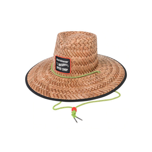 FASTHOUSE - HAT - STAGING HOT WHEELS STRAW HAT BROWN