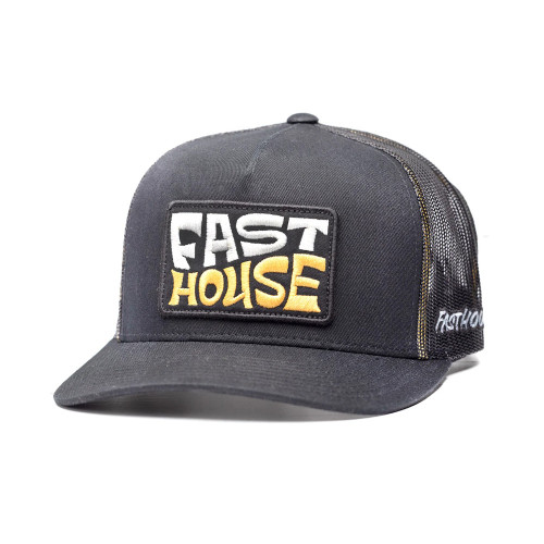 FASTHOUSE - HAT - UTOPIA HAT BLACK